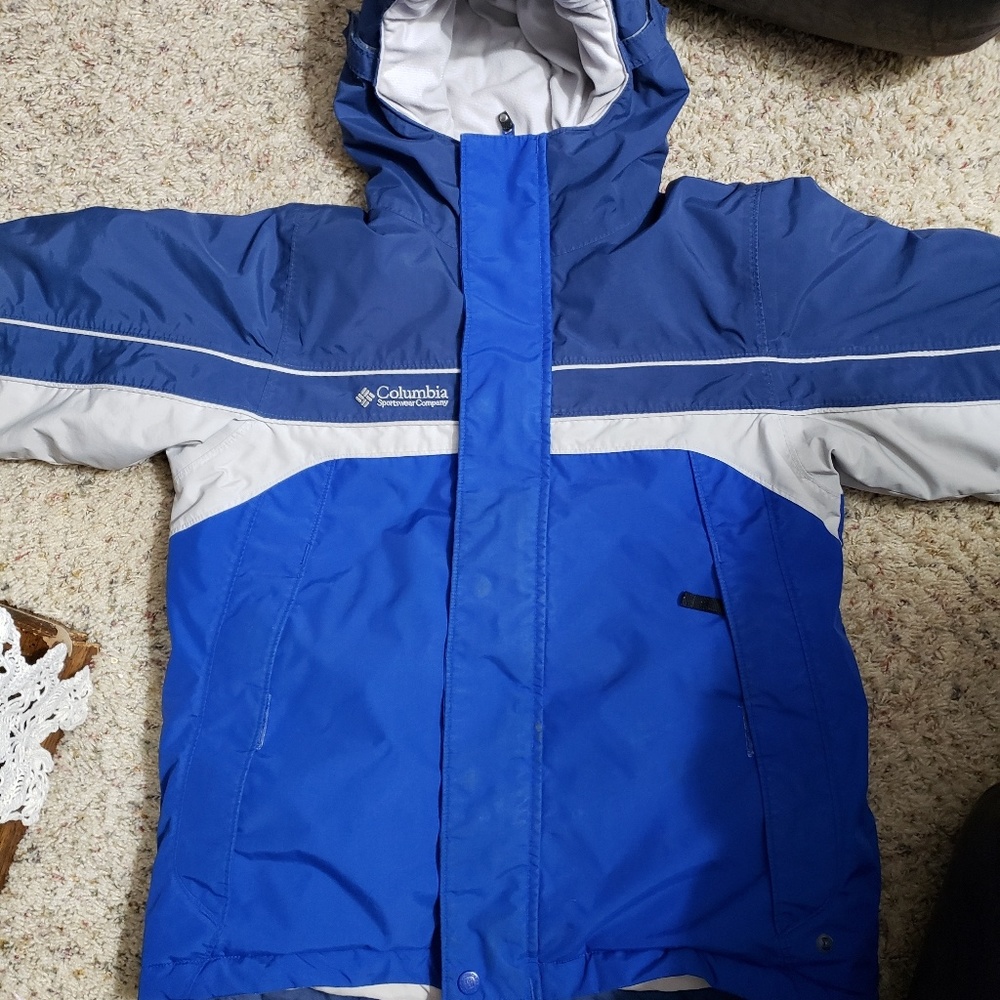 Boys Columbia Waterproof Winter Coat Size 10/12